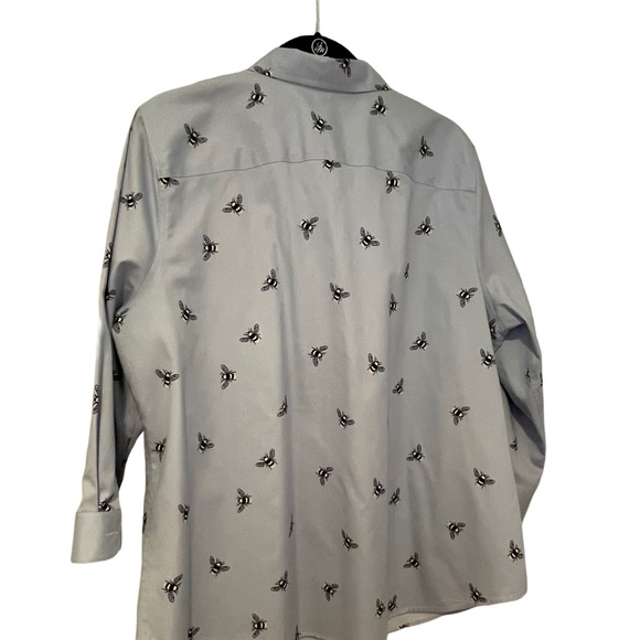 COLDWATER CREEK PLUS 20W, 3/4 SLEEVE BUMBLE BEE BLOUSE, EX. COND. - Picture 3 of 7